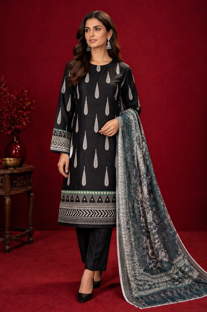 Sohay 3 Piece unstitched Lawn Suits D-3