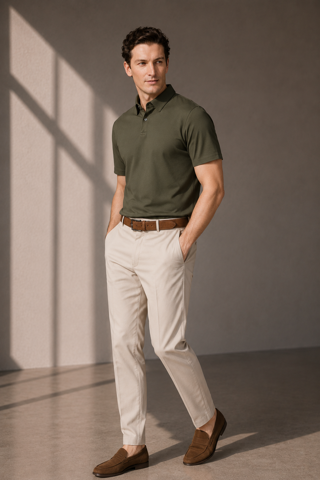 Signature Polo - Moss Green