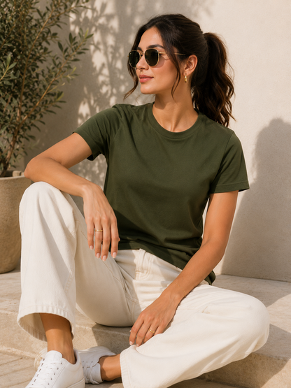 Essential Crew - Forest Olive