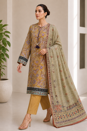 Bonanza 3PC unstitched 08B