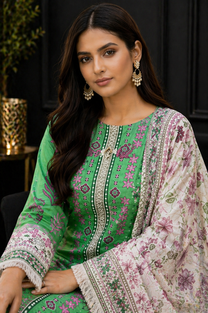 Bonanza 3-Piece unstitched Lawn Suits D-5