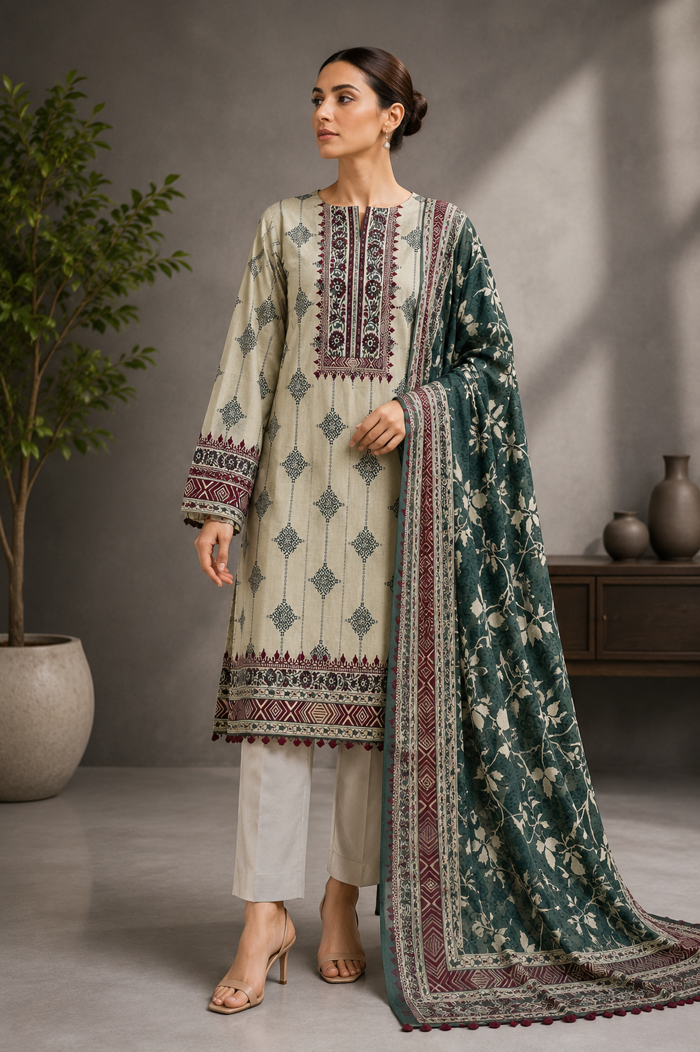 Bonanza 3PC unstitched 02B