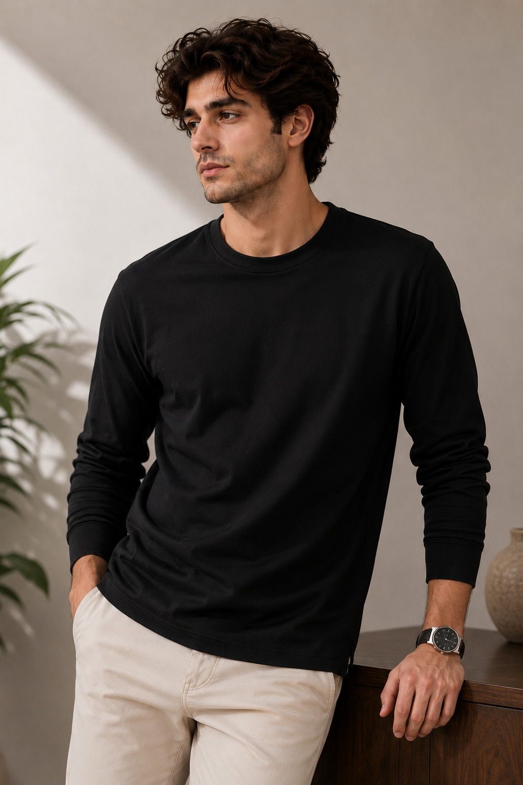 Essential Long Sleeve - Black