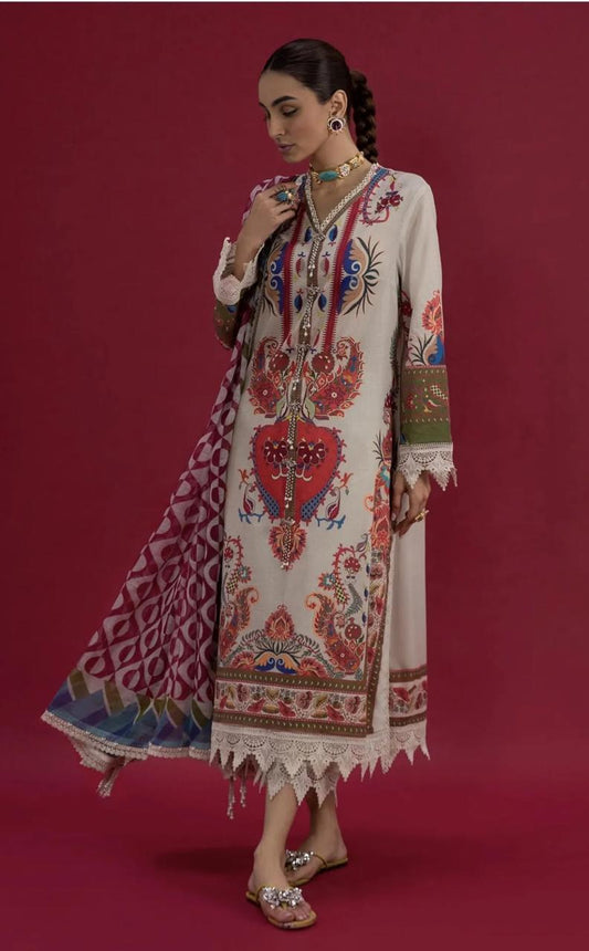 Sana Safinaz Classic '25 Vol 3 – 3-Piece Unstitched - Design 7
