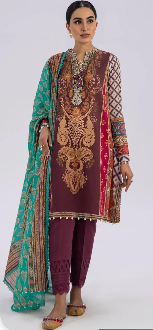 Sana Safinaz Classic '25 Vol 3 – 3-Piece Unstitched - Design 8