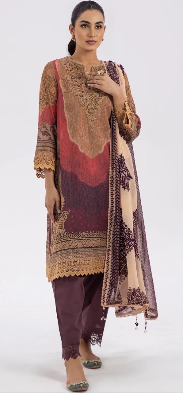Sana Safinaz – Classic '25 Vol 3 – 3-Piece Unstitched - Design 2