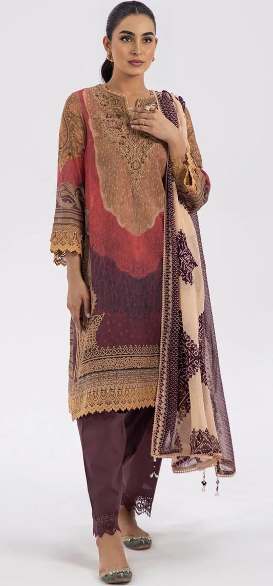Sana Safinaz – Classic '25 Vol 3 – 3-Piece Unstitched - Design 2