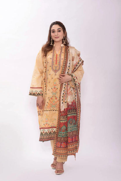 Sakina by Popular Unstitched 2 Piece – SAK-065-25