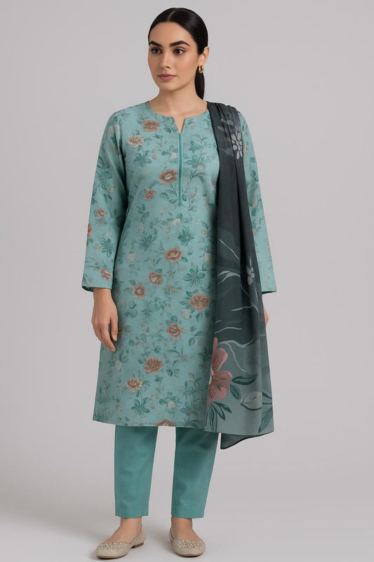 Loraim – 3 Piece Ready to Wear Lawn Suit – Design 7