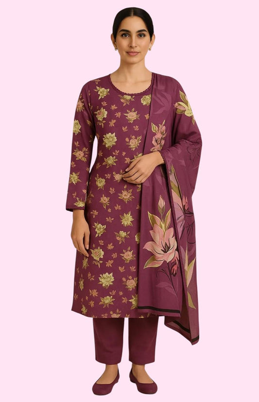 Loraim – 3 Piece Ready to Wear Lawn Suit – Design 3