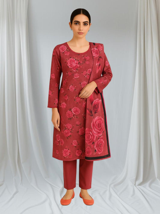 Loraim – 3 Piece Ready to Wear Lawn Suit – Design 9