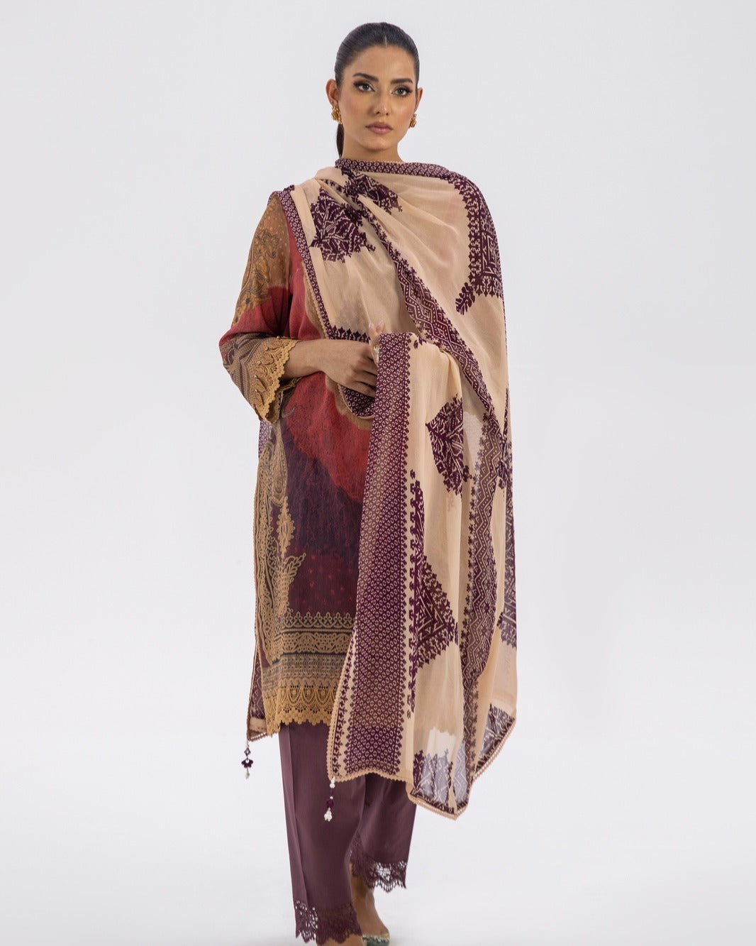 Sana Safinaz – Classic '25 Vol 3 – 3-Piece Unstitched - Design 2