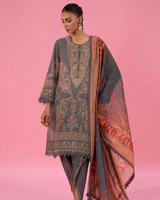 Sana Safinaz Classic '25 Vol 3 – 3-Piece Unstitched - Design 5