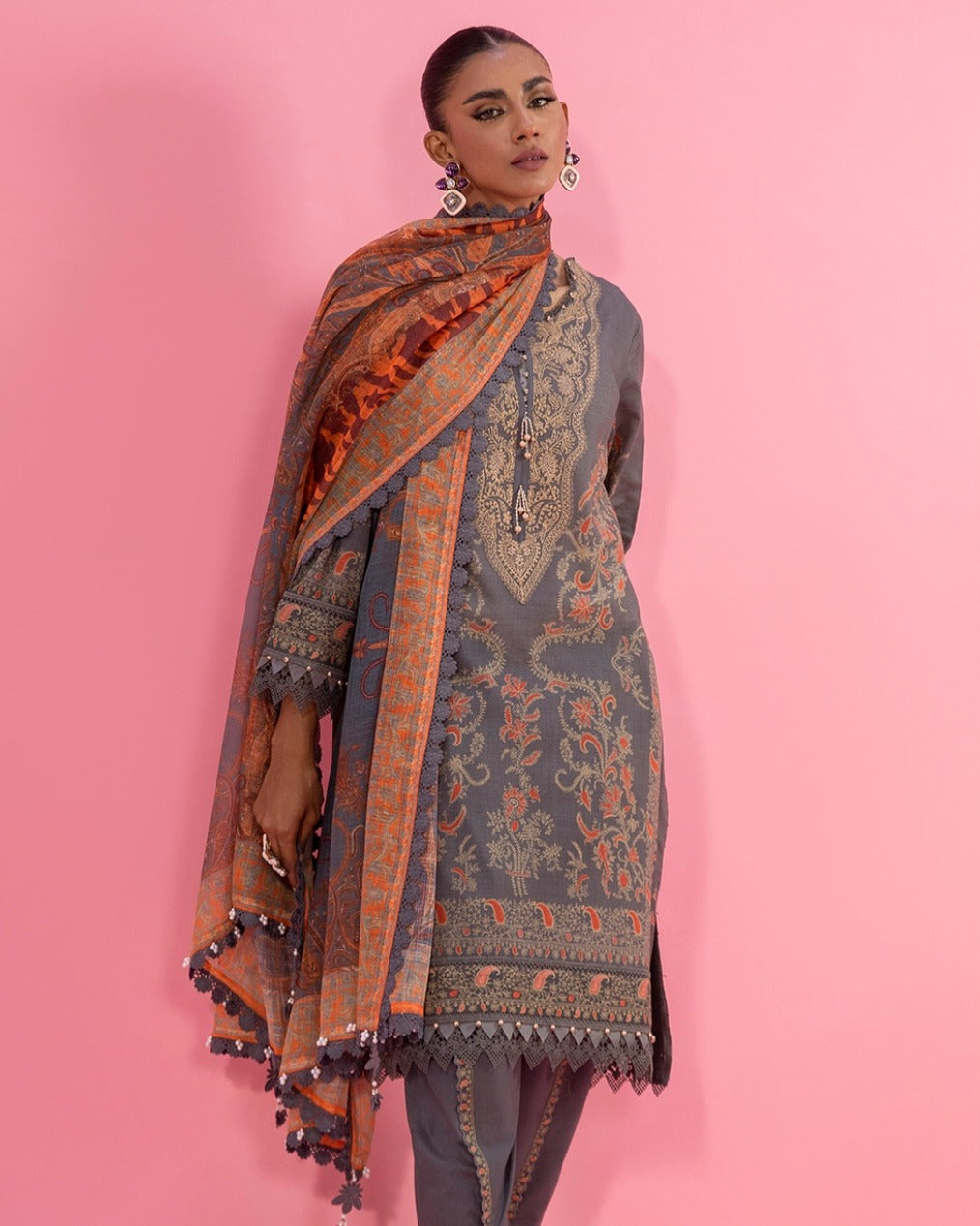 Sana Safinaz Classic '25 Vol 3 – 3-Piece Unstitched - Design 5