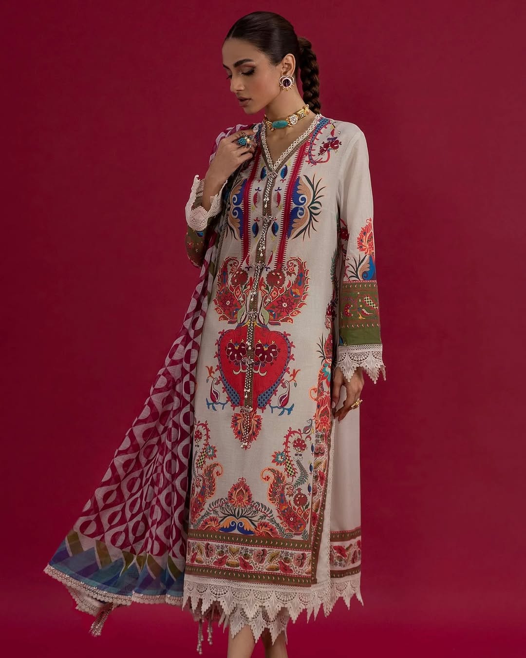 Sana Safinaz Classic '25 Vol 3 – 3-Piece Unstitched - Design 7